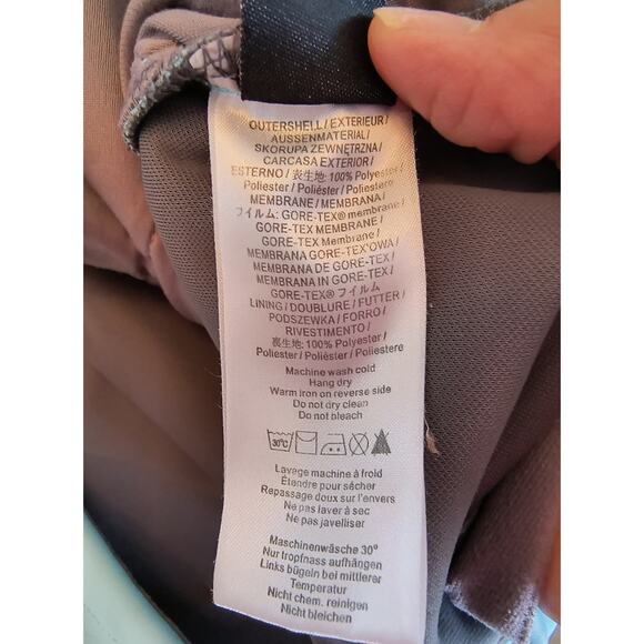 Burton Dry Ride Jacket Women's Size M Blue Hooded Lined Zip Pockets Gore-Tex - Picture 11 of 16